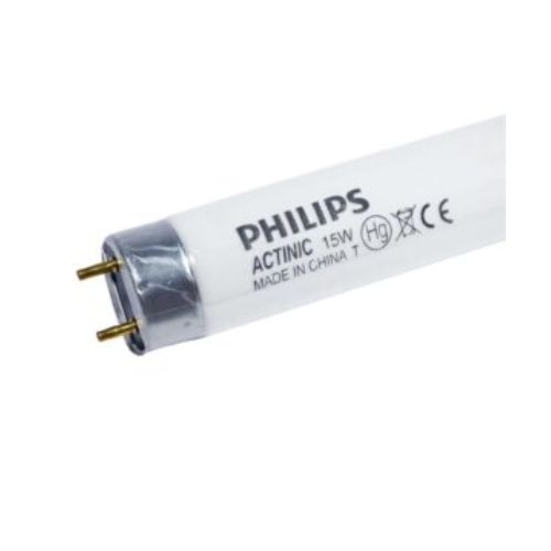 FLUORESCENTE UV-A PHILIPS BL 15W INASTILLABLE 45CM.